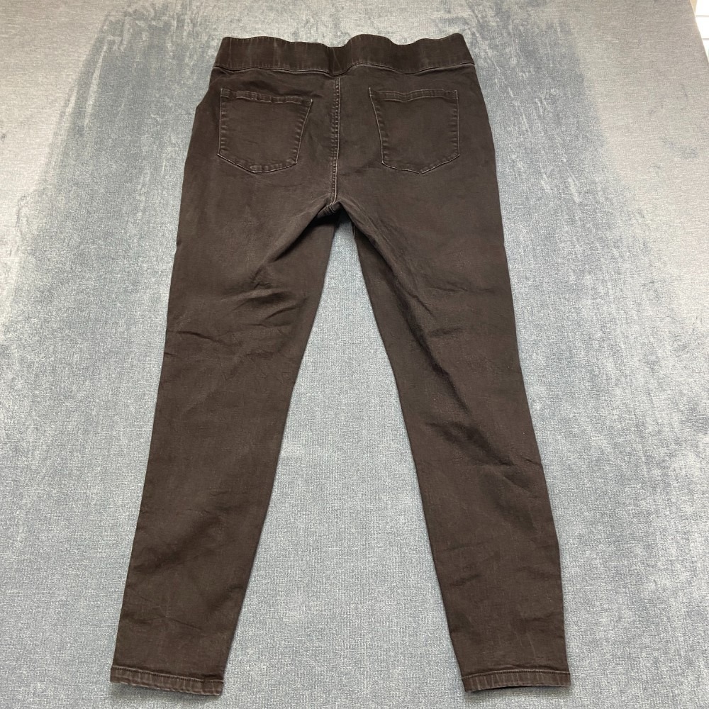 Apt. 9 Skinny Jeans Women 16 Black Cotton Stretch High Rise Everyday Wear Trendy